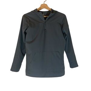 KUHL Kids Gray Quarter Zip Hoodie with Front Pocket Size 14/16